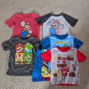 Super Mario Themed Kids T-Shirts and Shorts Set